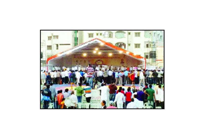 केसरी स्पर्धेत हाणामारी  केसरी स्पर्धेत हाणामारी