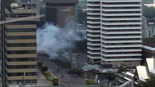 Jakarta blasts LIVE in Marathi, Jakarta attacks lives news in Marathi, Attack in Jakarta , Jakarta Terror Attacks in Mumbai, Serial bomb blasts in Jakarta,Jakarta blasts, जकार्तामध्ये साखळी बॉम्बस्फोट,जकार्तामध्ये दहशतवाद्य,जकार्तामधील साखळी बॉम्बस्फोट,जकार्ता साखळी बॉम्बस्फोट,blast in indonesia, jakarta, जकार्तामध्ये दहशतवादी हल्ला