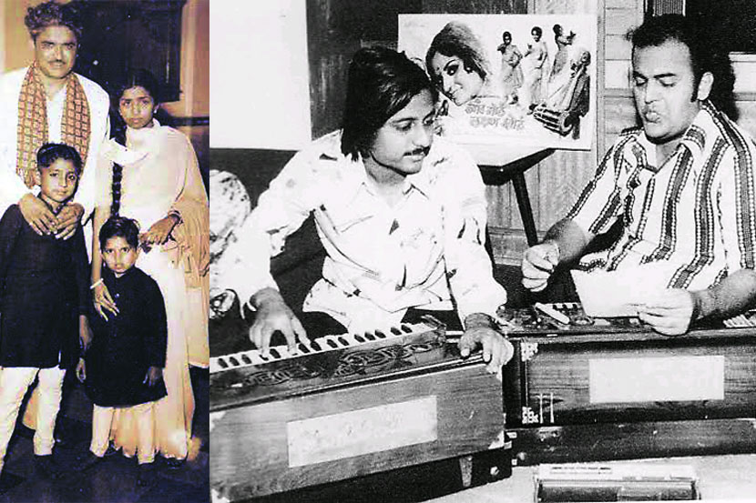 सी. रामचंद्र, लतादीदी, अनिल मोहिले आणि रामी अय्यर.
अनिल-अरुण चाल तयार करताना.. सी. रामचंद्र, लतादीदी, अनिल मोहिले आणि रामी अय्यर.
अनिल-अरुण चाल तयार करताना..