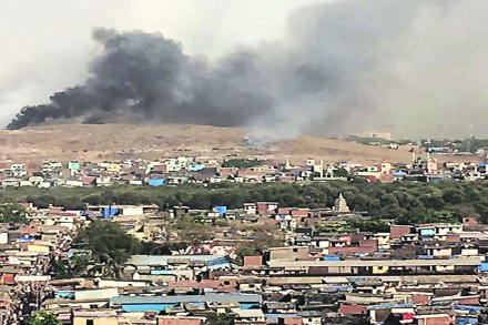 deonar fire, देवनार कचराभूमीला आग deonar fire, देवनार कचराभूमीला आग