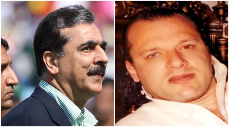 Former Pakistani Prime Minister Yousuf Raza Gilani (left ) and former LeT operative and November 26, 2008 Mumbai attacks accused David Headley. 