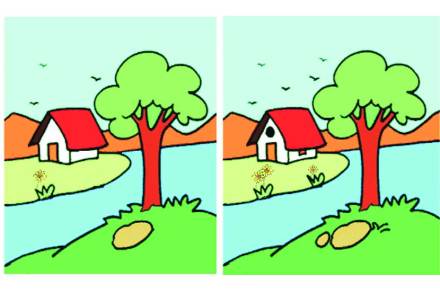 चित्ररंग : फरक ओळखा..