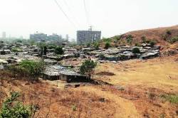 दिघ्यातील धरणाला झोपडय़ांचा विळखा