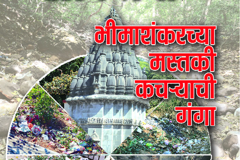 बेलगाम पर्यटकांमुळे भीमाशंकरच्या अभयारण्यावर प्लास्टिकचा घाला बेलगाम पर्यटकांमुळे भीमाशंकरच्या अभयारण्यावर प्लास्टिकचा घाला