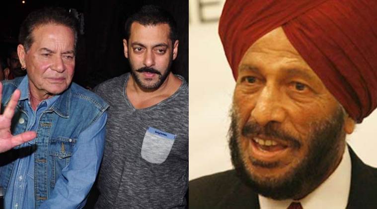 Salman Khan , Salim Khan , Milkha Singh , IOA, Bollywood, Rio Olympic Games, Loksatta, Loksatta news, Marathi, Marathi news Salman Khan , Salim Khan , Milkha Singh , IOA, Bollywood, Rio Olympic Games, Loksatta, Loksatta news, Marathi, Marathi news