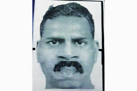 हत्या प्रकरणातील एका आरोपीचे रेखाचित्र पोलिसांनी तयार केले आहे.