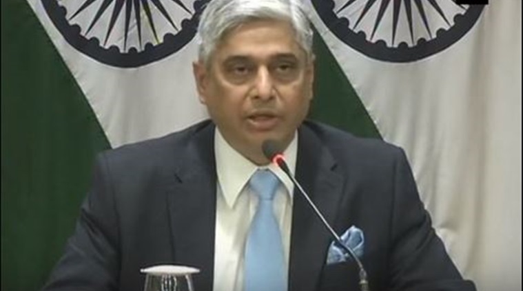MEA spokesperson Vikas Swarup MEA spokesperson Vikas Swarup