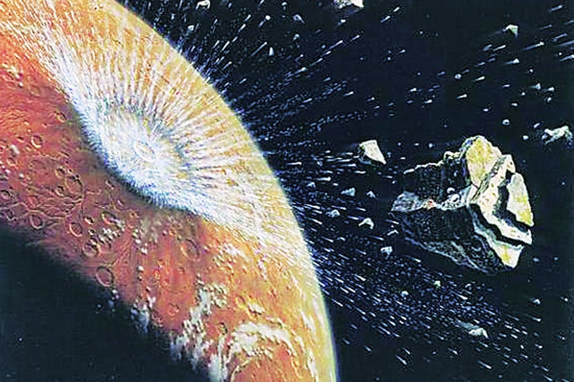 उल्कापाषाणांच्या आघातांनी मंगळावर अब्जावधी वर्षांपूर्वी सुनामी उल्कापाषाणांच्या आघातांनी मंगळावर अब्जावधी वर्षांपूर्वी सुनामी