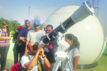 माथेरानमध्ये साकारला आकाशदर्शन प्रकल्प माथेरानमध्ये साकारला आकाशदर्शन प्रकल्प