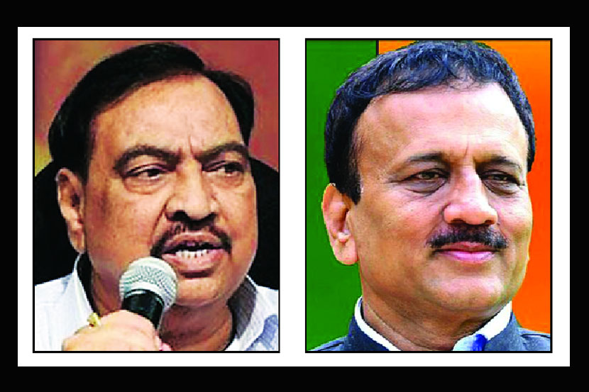 एकनाथ खडसे, गिरीश महाजन