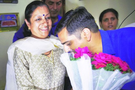 काँग्रेसच्या पंजाब प्रभारी आशा कुमारी यांनी सोमवारी नवी दिल्लीत पदभार स्वीकारला काँग्रेसच्या पंजाब प्रभारी आशा कुमारी यांनी सोमवारी नवी दिल्लीत पदभार स्वीकारला