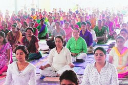 आंतरराष्ट्रीय योगदिन कोल्हापुरात उत्साहात