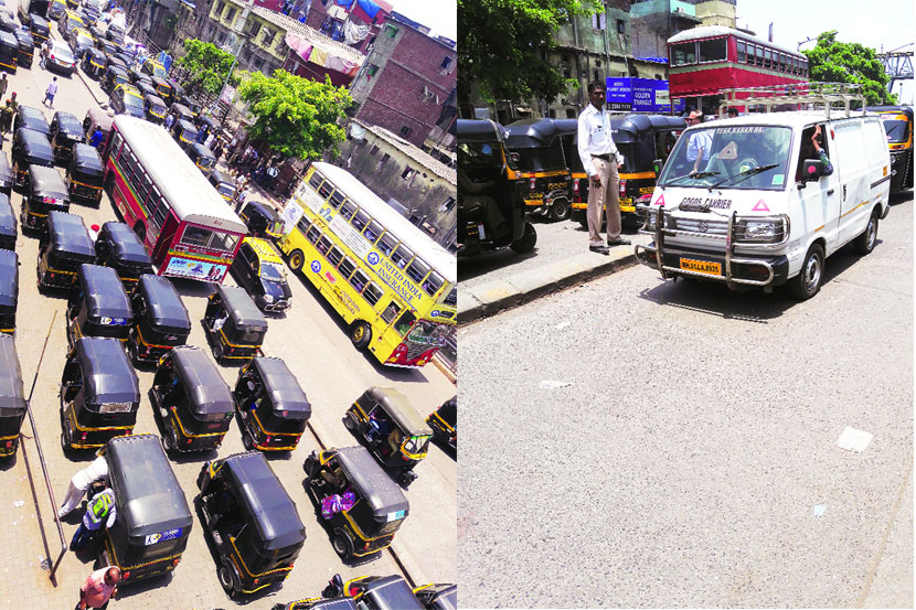 वांदय़्रात वाहतूक वांध्यात! वांदय़्रात वाहतूक वांध्यात!