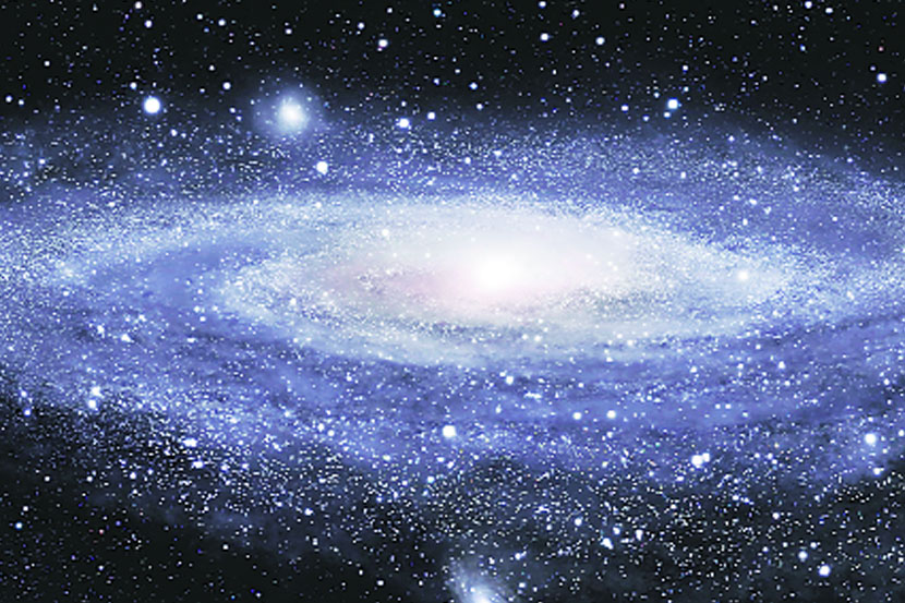 आकाशगंगेचे वस्तुमान सूर्याच्या ७०० अब्ज पट अधिक आकाशगंगेचे वस्तुमान सूर्याच्या ७०० अब्ज पट अधिक