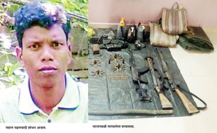 महाराष्ट्र-तेलंगणा सीमेवर चकमकीत तीन जहाल नक्षलवादी ठार