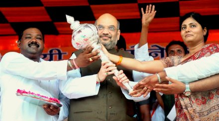 Former BJP MLA Oza , Amit Shah , Owaisi , Bihar polls , Loksatta, Loksatta news, Marathi, Marathi news Former BJP MLA Oza , Amit Shah , Owaisi , Bihar polls , Loksatta, Loksatta news, Marathi, Marathi news