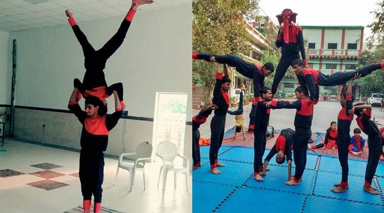दृष्टीहिन विद्यार्थ्यांनी अॅक्रोबेटिक योगा करून केलं थक्क दृष्टीहिन विद्यार्थ्यांनी अॅक्रोबेटिक योगा करून केलं थक्क