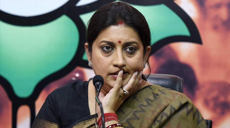 smriti irani, jet airways
