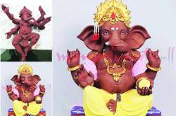 पर्यावरणस्नेही गणेशाचा ‘लाल’ अवतार