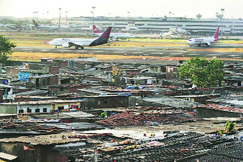 विमानतळ झोपडय़ांचे पुनर्वसन रेंगाळणार