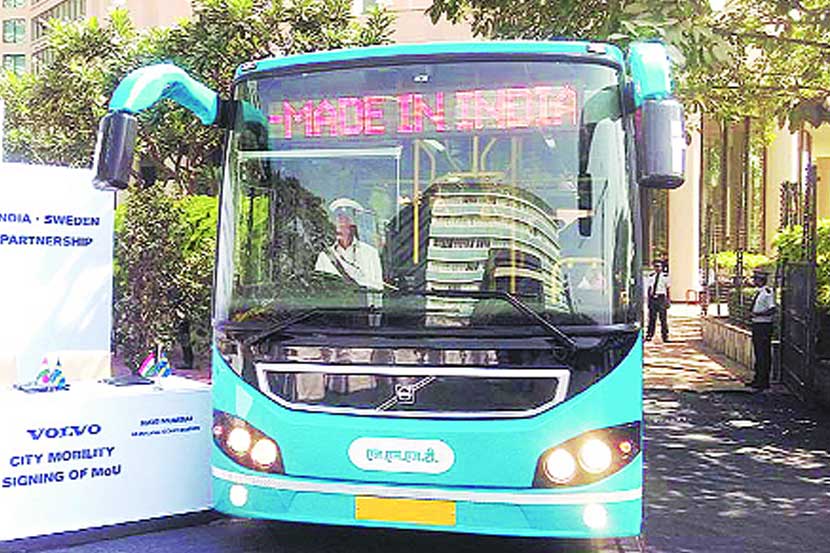 संकरित बससेवेकडे प्रवाशांची पाठ संकरित बससेवेकडे प्रवाशांची पाठ