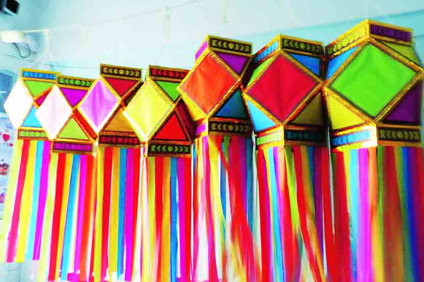 पर्यावरणस्नेही आकाशकंदील बाजारात