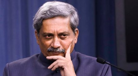 संरक्षण मंत्री मनोहर पर्रिकर 