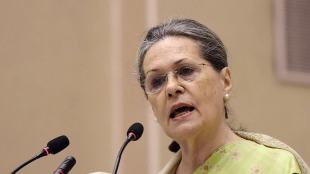 Congress president Sonia Gandhi