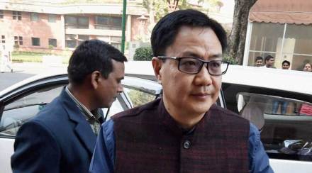 केंद्रीय मंत्री किरेन रिजिजू.