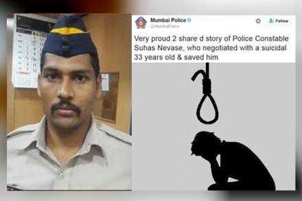 mumbai police, police constable, sushas Nevase,