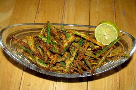 Crispy Bhindi, क्रिस्पी भेंडी