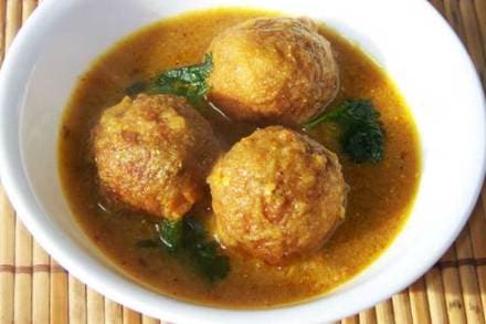 upwas kofta curry, उपवास कोफ्ता करी