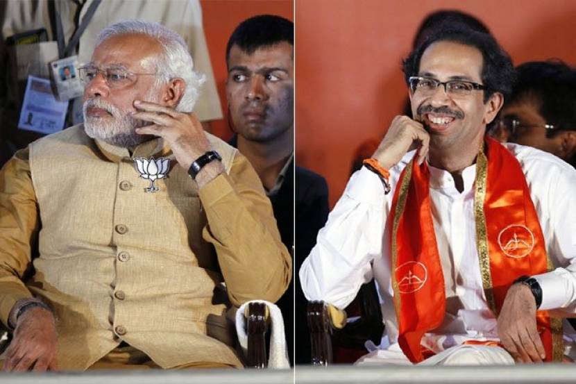 om Narendra Modi, Shivsena, uddhav thackeray