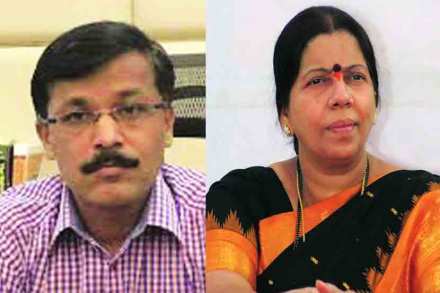 तुकाराम मुंडे, आयुक्त, नवी मुंबई व मंदा म्हात्रे, आमदार, बेलापूर तुकाराम मुंडे, आयुक्त, नवी मुंबई व मंदा म्हात्रे, आमदार, बेलापूर