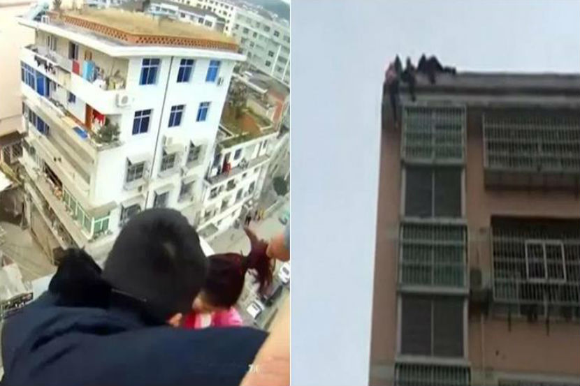 बायकोला वाचवायला पतीची एकहाती झुंज