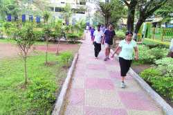 पाऊले चालती.. : उद्यान तसे चांगले; पण गैरसोयींनी व्यापले!