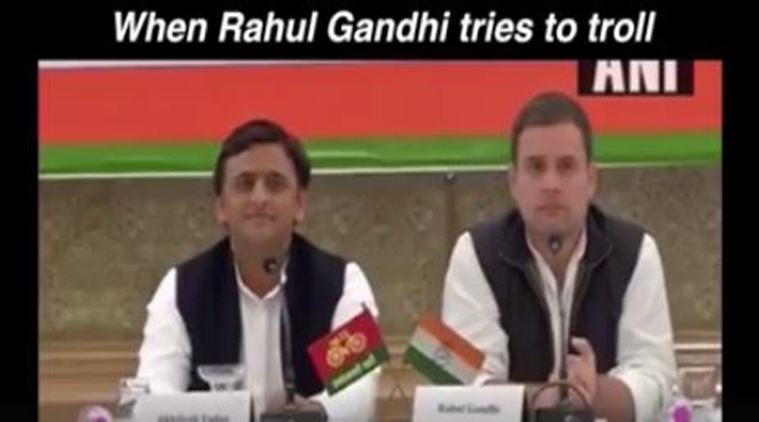 राहुल गांधी आणि अखिलेश यादव यांनी एक पत्रकार परिषद घेतली.