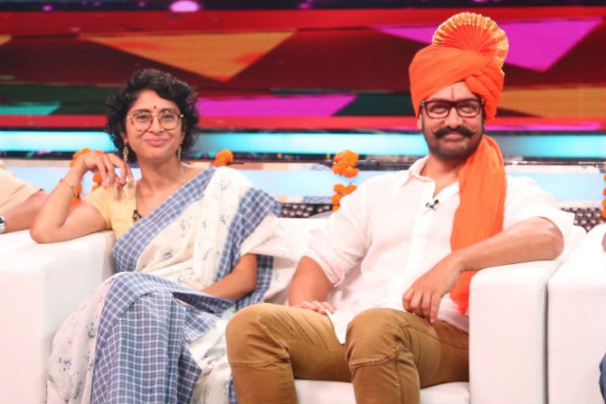 आमिर खान आणि त्याची पत्नी किरण राव हे 'चला हवा येऊ द्या'मध्ये आले होते. 