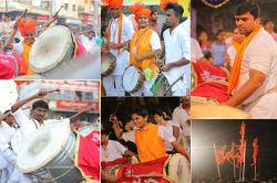 ढोल-ताशाची अशी झिंग…ठोका पडताच सारे दंग..