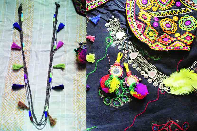 चलती का नाम ट्रेण्ड : गोंडेदार ज्वेलरी
