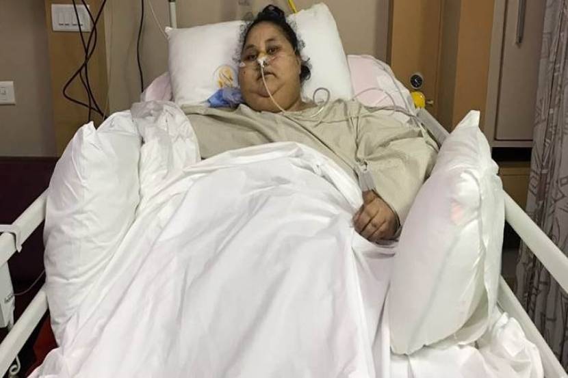 इमान अहमद हिला फेब्रुवारी महिन्यात उपचारासाठी मुंबईतल्या सैफी रुग्णालयात आणण्यात आले होते