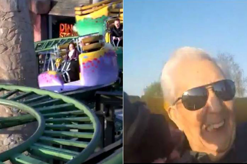 105 year old man, guinness book of world record, rollercoaster, yorkshire theme park, tattoo, marathi news, marathi, Marathi news paper, Marathi news online, Marathi Samachar, Marathi latest news,news, entertainment marathi news, Bollywood news, Sports news in marathi, Health news, political news in marathi,breaking news,marathi batmya