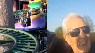 105 year old man, guinness book of world record, rollercoaster, yorkshire theme park, tattoo, marathi news, marathi, Marathi news paper, Marathi news online, Marathi Samachar, Marathi latest news,news, entertainment marathi news, Bollywood news, Sports news in marathi, Health news, political news in marathi,breaking news,marathi batmya
