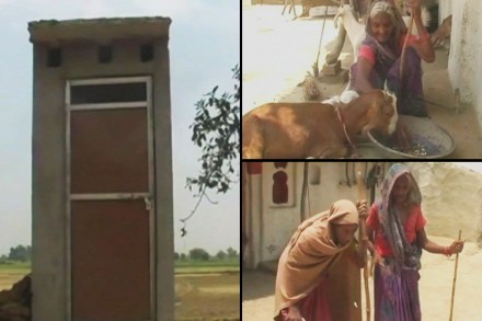 उत्तर प्रदेशच्या कानपूर जिल्ह्यात राहणाऱ्या चंदना यांनी बकऱ्या विकून शौचालय बांधले ( छाया सौजन्य : एएनआय)