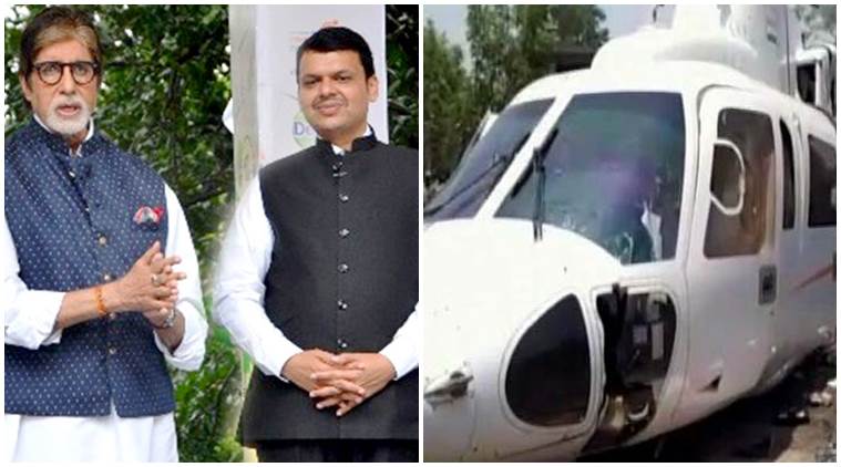 बिग बींनी मुख्यमंत्र्यांच्या हेलिकॉप्टर अपघाताचा व्हिडिओही ट्विट केला आहे. 