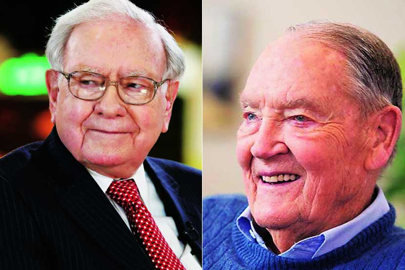 Warren Buffe and Jack Bogle