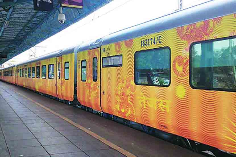 Tejas Express leaves Goa 3 hours late , Railway, Train, Konkan Railway , Mumbai to Goa, Monsoon, Travel, Loksatta, Loksatta news, Marathi, Marathi news Tejas Express leaves Goa 3 hours late , Railway, Train, Konkan Railway , Mumbai to Goa, Monsoon, Travel, Loksatta, Loksatta news, Marathi, Marathi news