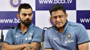 anil kumble, virat kohli