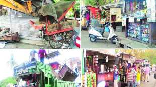 Illegal food stall in pimpri