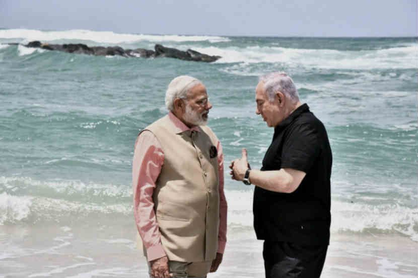 benjamin netanyahu divulges what modi said on olga beach hot mic involved